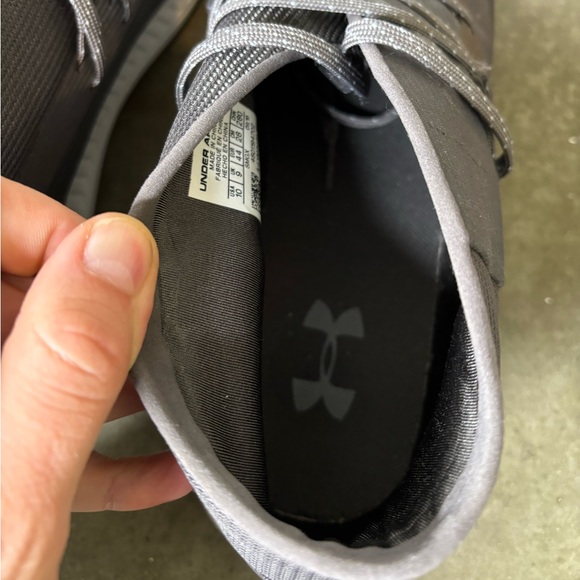 Under Armour Veloce Mid Ripstop Chill-lax Chukka Shoes Men's 10 Grey Sneakers - Picture 10 of 13